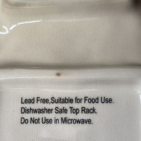 Ceramic Snowman Christmas Holiday Candy Dish Spoon Rest Cheese Ball Dish - Picture 10 of 11